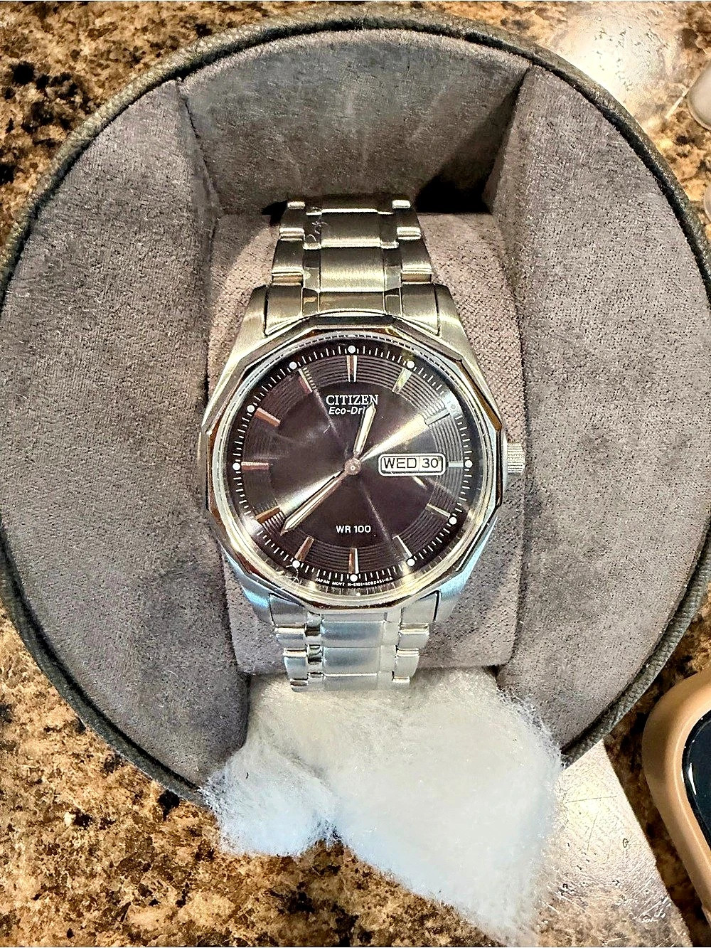 Citizen Eco-Drive Silver Dial Watch Like New